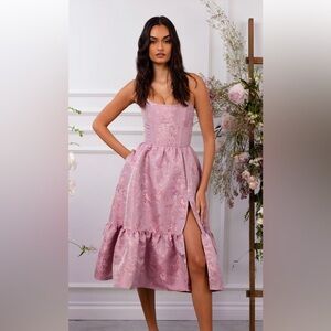 V. Chapman Strapless Dress